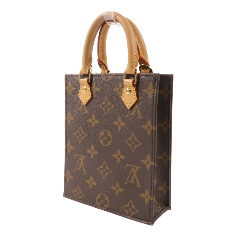 LOUIS VUITTON Monogram Petit Sac Plat手挽肩背兩用袋-2