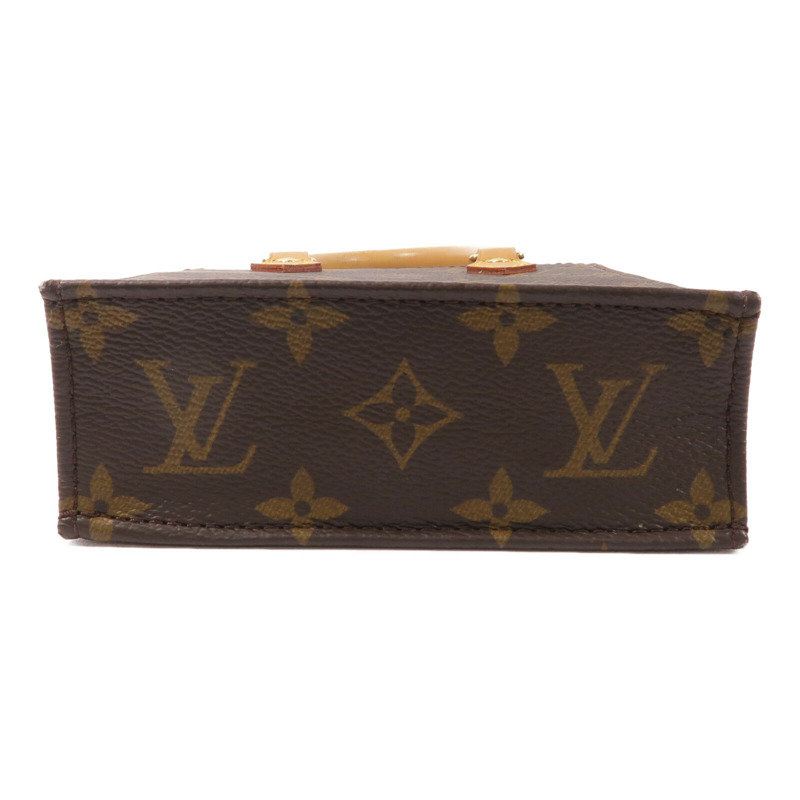 LOUIS VUITTON Monogram Petit Sac Plat手挽肩背兩用袋-3
