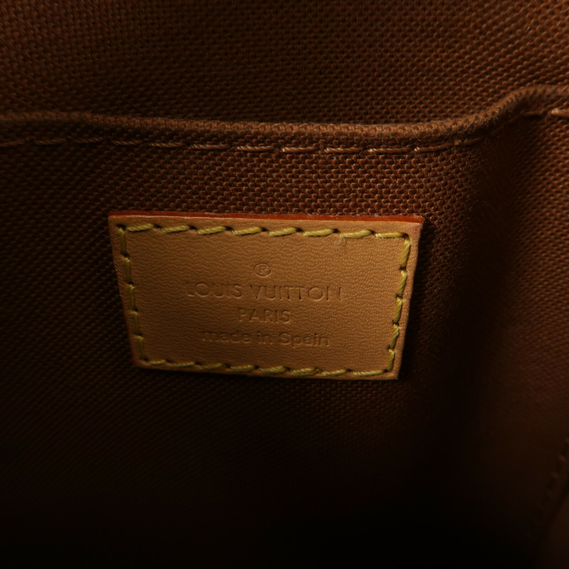 LOUIS VUITTON Monogram Petit Sac Plat手挽肩背兩用袋-5
