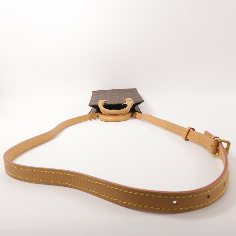 LOUIS VUITTON Monogram Petit Sac Plat手挽肩背兩用袋-6