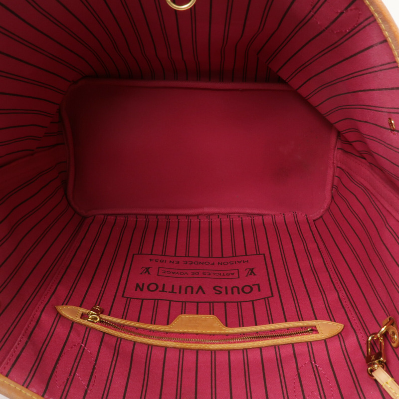 LOUIS VUITTON Monogram Neverfull MM手挽袋-4