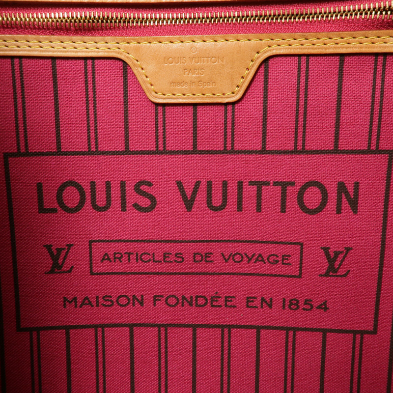 LOUIS VUITTON Monogram Neverfull MM手挽袋-5