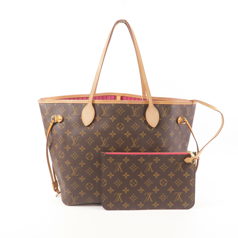 LOUIS VUITTON Monogram Neverfull MM手挽袋-9