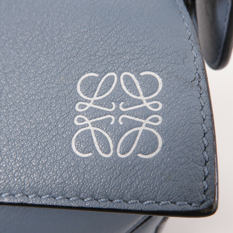LOEWE 牛皮皮革Puzzle Small手挽肩背兩用袋-5