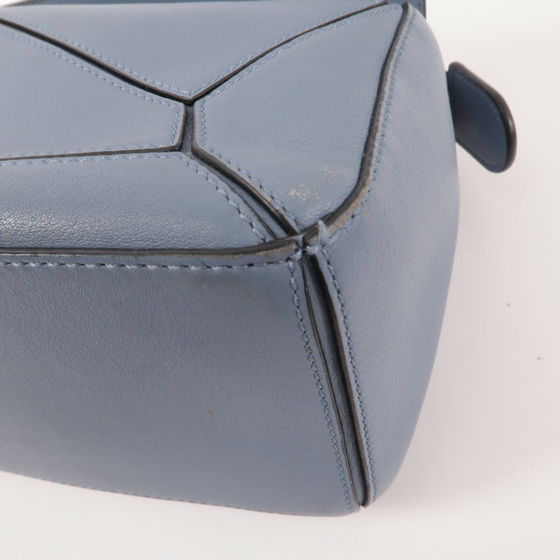 LOEWE 牛皮皮革Puzzle Small手挽肩背兩用袋-12