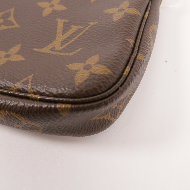 LOUIS VUITTON Monogram Mini Pochette Accessoires手挽袋-9