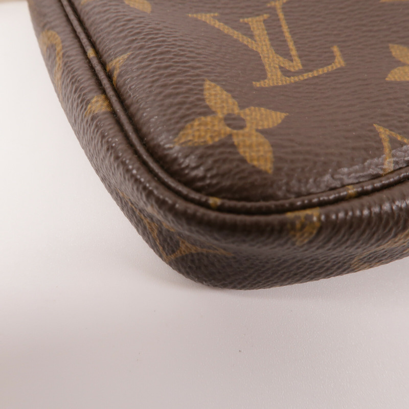 LOUIS VUITTON Monogram Mini Pochette Accessoires手挽袋-10