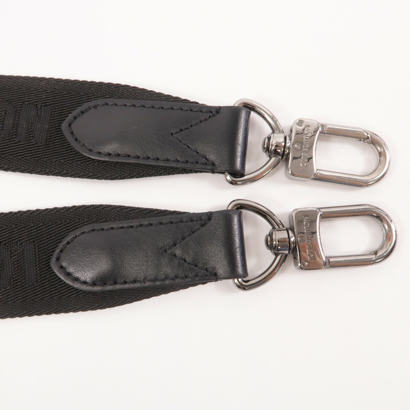 LOUIS VUITTON Monogram Eclipse Reverse Trio Messenger銀扣肩背袋灰色-6