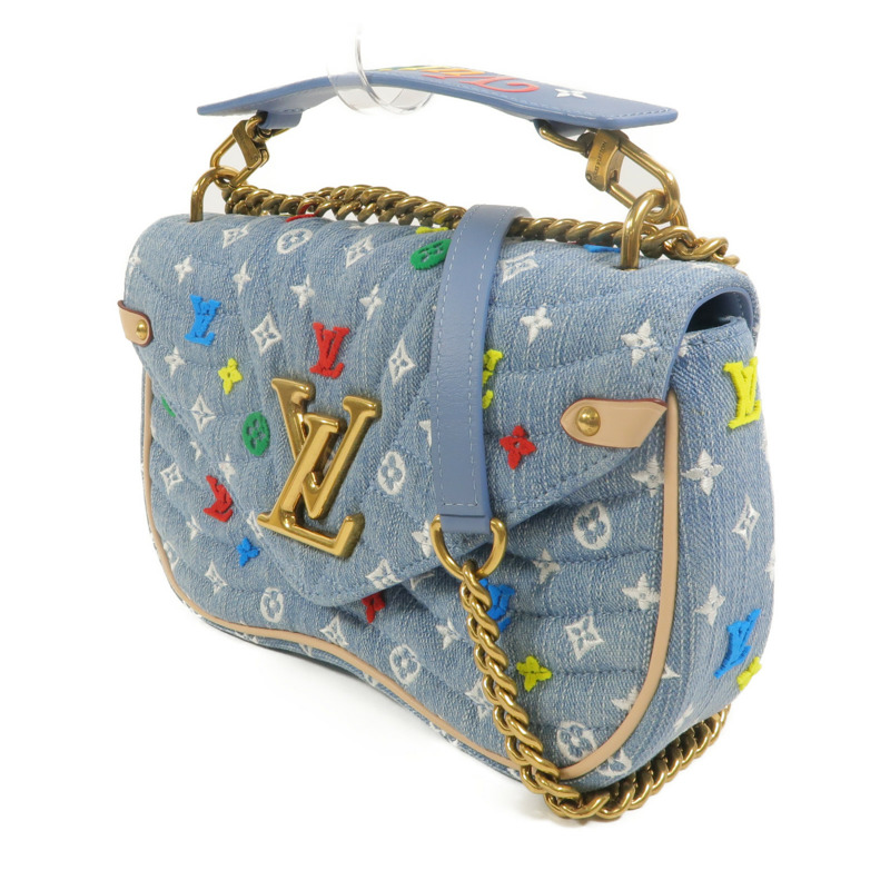 LOUIS VUITTON Monogram Denim New Wave手挽肩背兩用袋-2