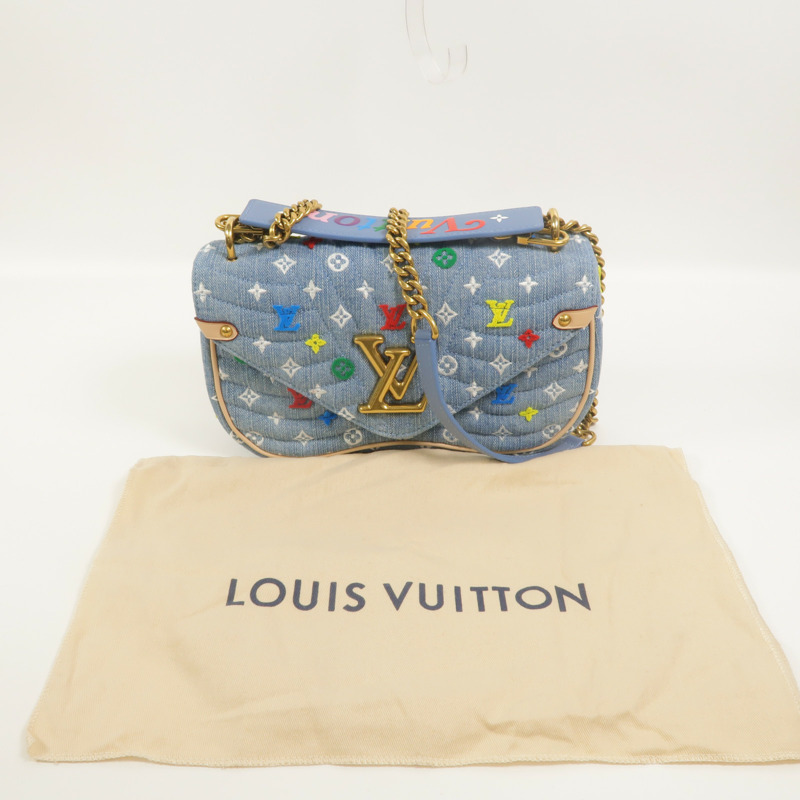 LOUIS VUITTON Monogram Denim New Wave手挽肩背兩用袋-11