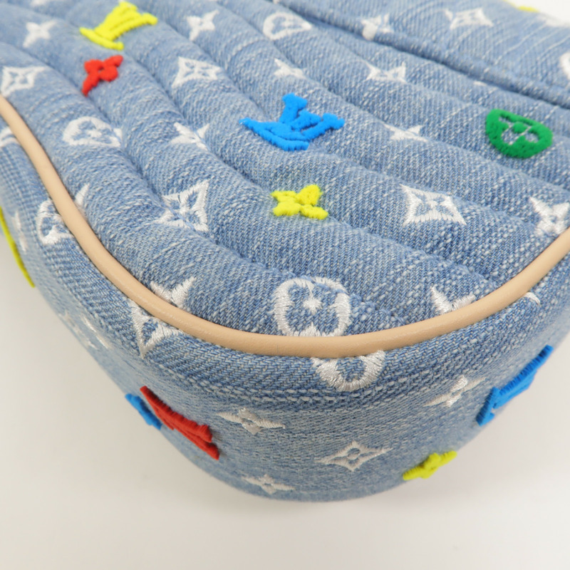 LOUIS VUITTON Monogram Denim New Wave手挽肩背兩用袋-14