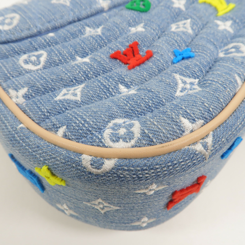 LOUIS VUITTON Monogram Denim New Wave手挽肩背兩用袋-15