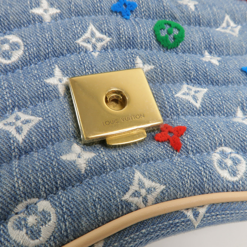 LOUIS VUITTON Monogram Denim New Wave手挽肩背兩用袋-16