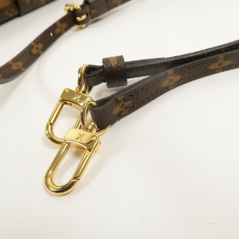LOUIS VUITTON Monogram Reverse Petite Malle金扣肩背袋-14