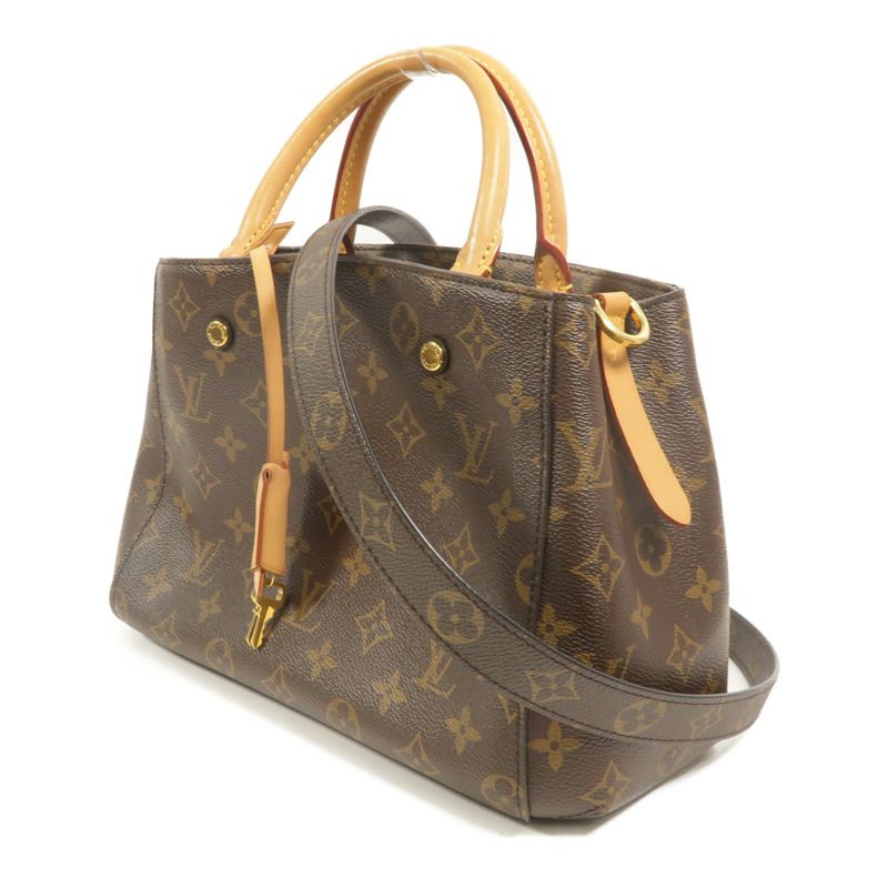 LOUIS VUITTON Monogram Montaigne BB金扣手挽肩背兩用袋-2
