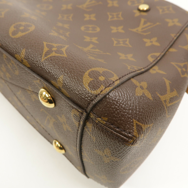 LOUIS VUITTON Monogram Montaigne BB金扣手挽肩背兩用袋-11