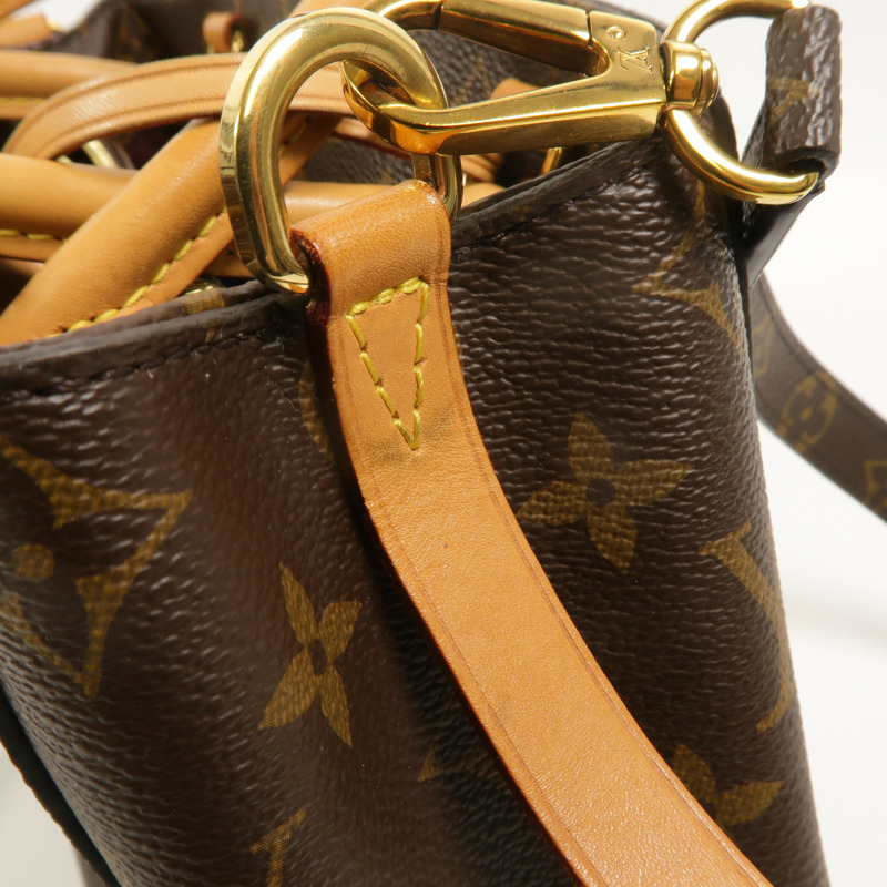 LOUIS VUITTON Monogram Montaigne BB金扣手挽肩背兩用袋-14
