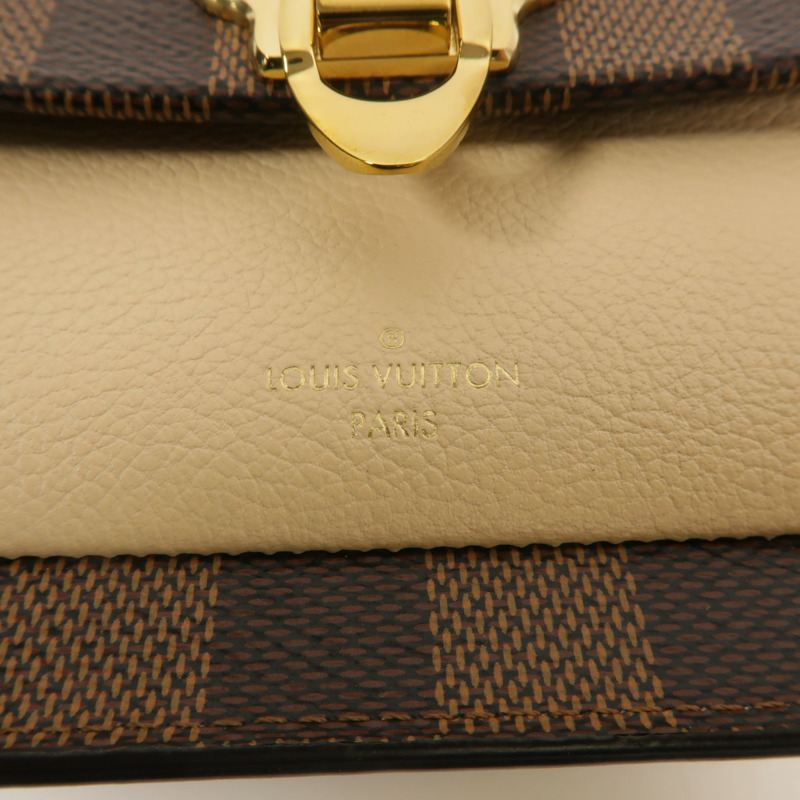 LOUIS VUITTON Damier Vavin Chain Wallet金扣鏈帶肩背袋-8