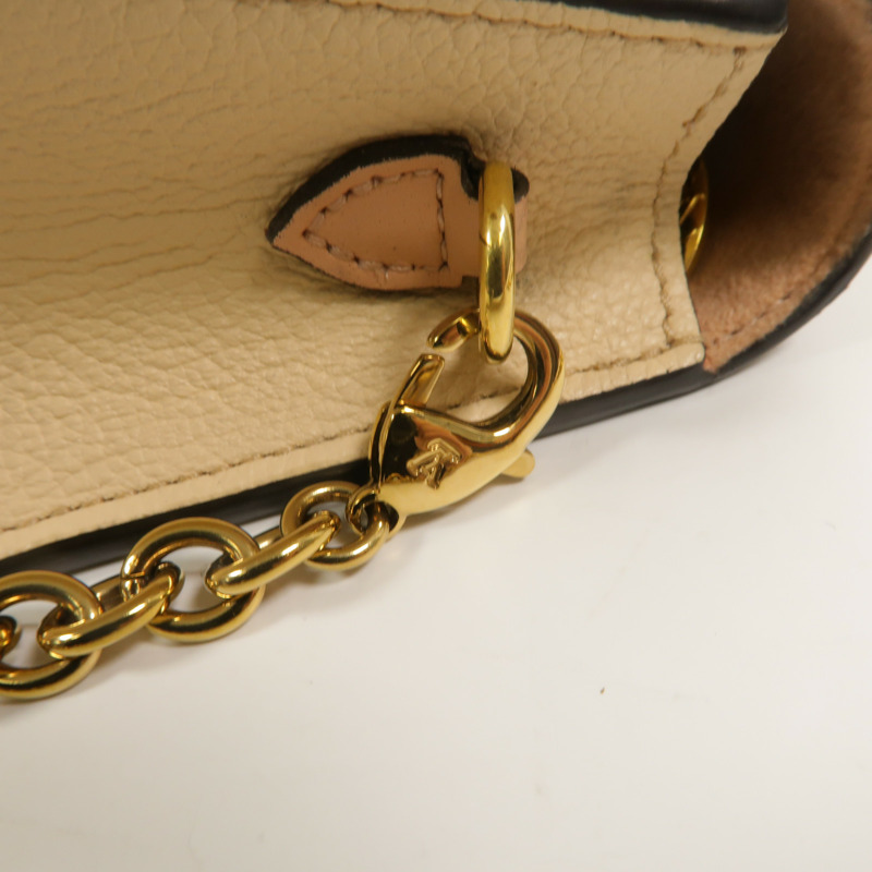 LOUIS VUITTON Damier Vavin Chain Wallet金扣鏈帶肩背袋-14