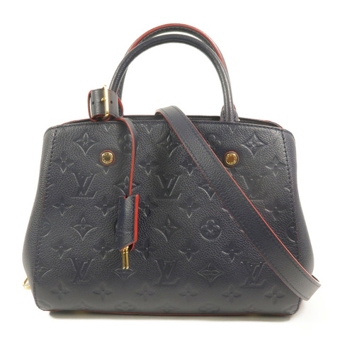 LOUIS VUITTON Monogram Empreinte Montaigne BB手挽肩背兩用袋