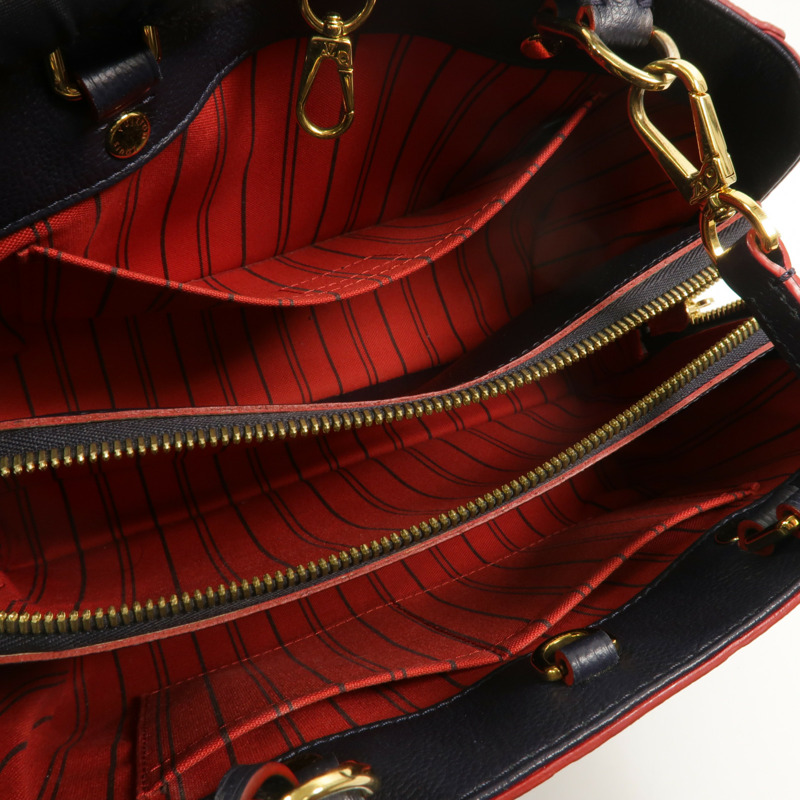 LOUIS VUITTON Monogram Empreinte Montaigne BB手挽肩背兩用袋-4