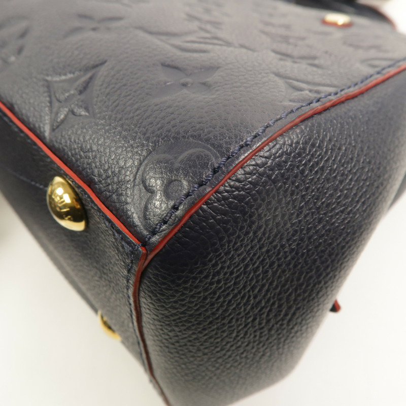 LOUIS VUITTON Monogram Empreinte Montaigne BB手挽肩背兩用袋-9