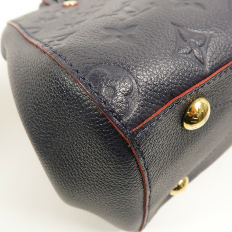 LOUIS VUITTON Monogram Empreinte Montaigne BB手挽肩背兩用袋-10