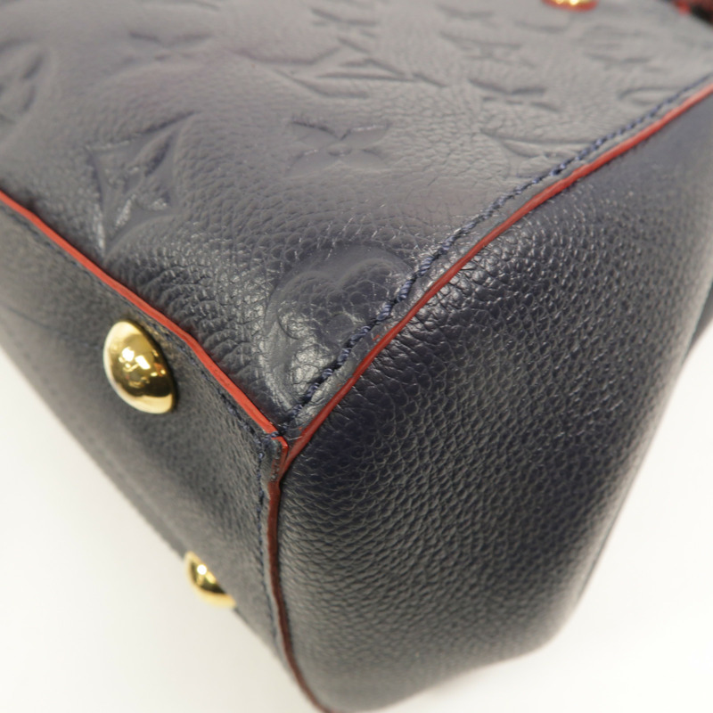 LOUIS VUITTON Monogram Empreinte Montaigne BB手挽肩背兩用袋-11