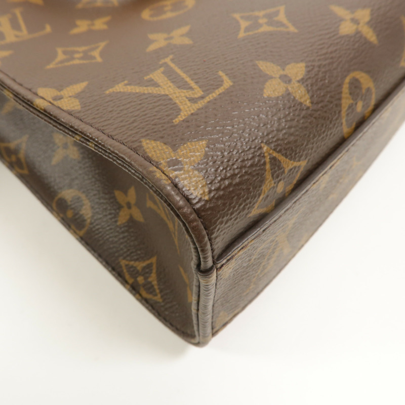 LOUIS VUITTON Monogram Sac Plat BB金扣手挽肩背兩用袋-11