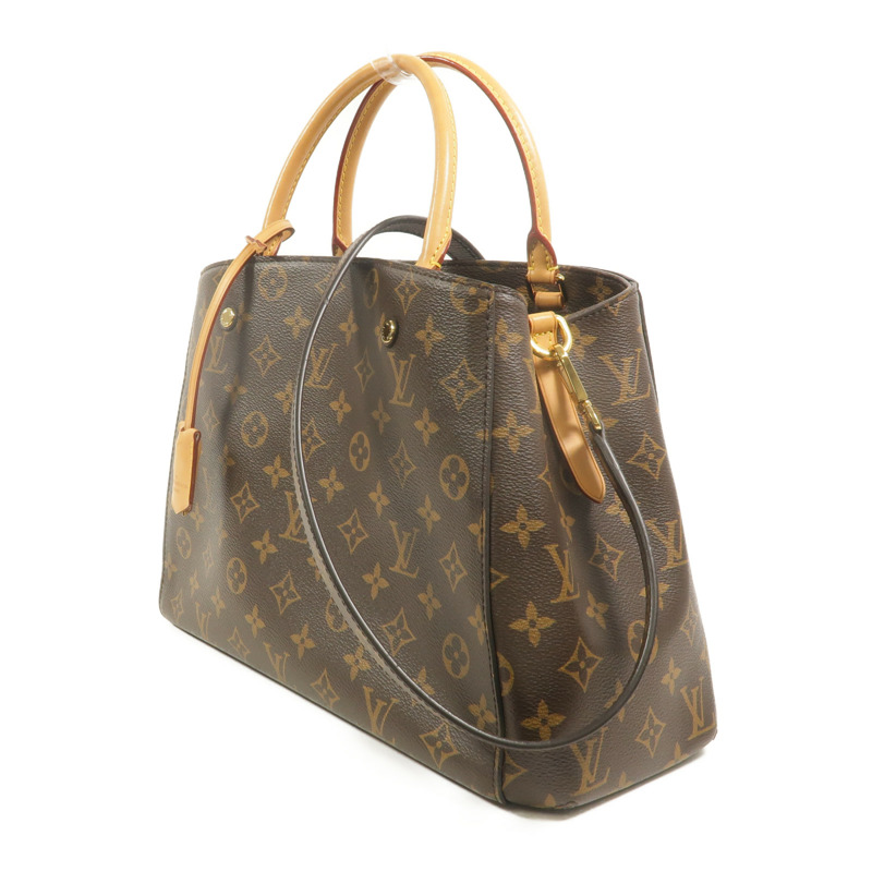 LOUIS VUITTON Monogram Montaigne MM金扣手挽肩背兩用袋-2
