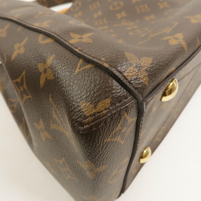 LOUIS VUITTON Monogram Montaigne MM金扣手挽肩背兩用袋-13