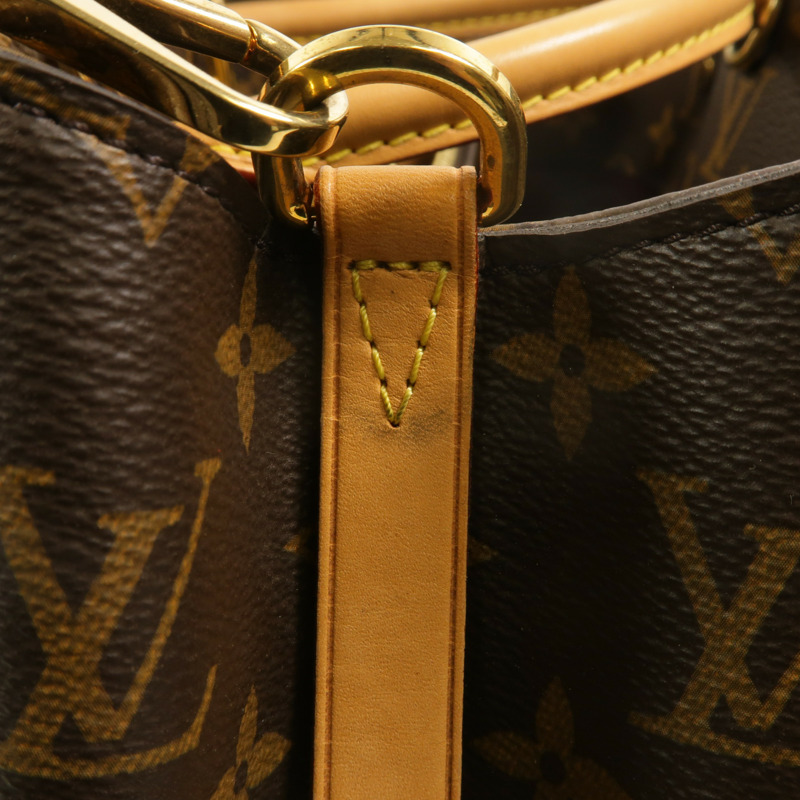 LOUIS VUITTON Monogram Montaigne MM金扣手挽肩背兩用袋-14