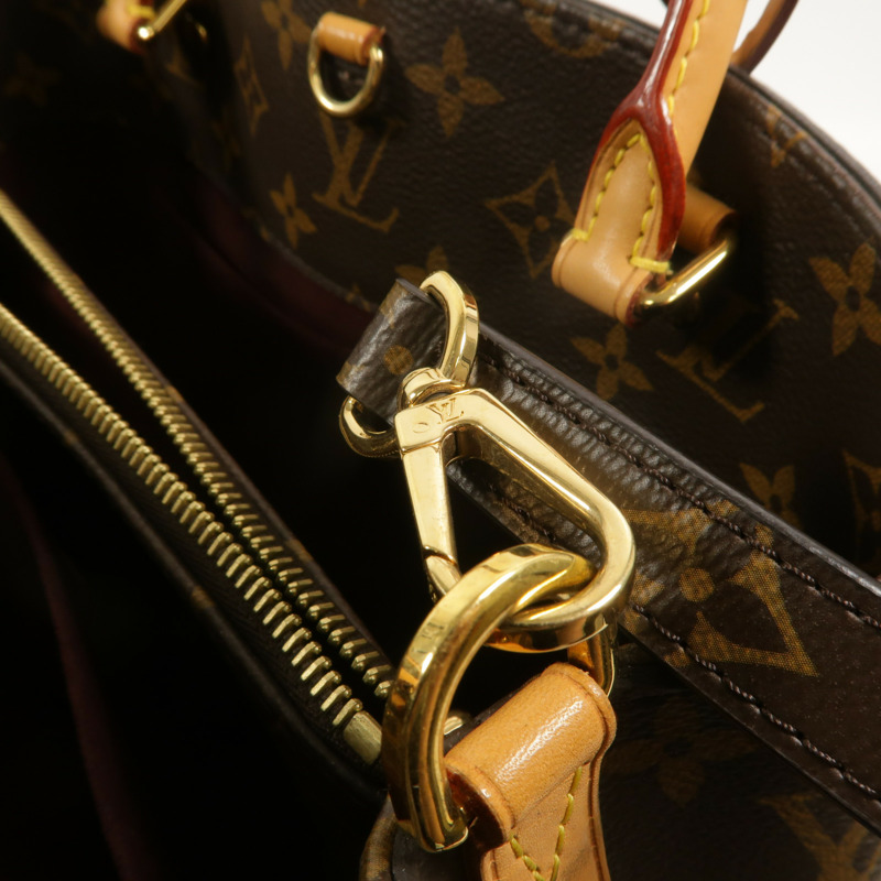 LOUIS VUITTON Monogram Montaigne MM金扣手挽肩背兩用袋-16