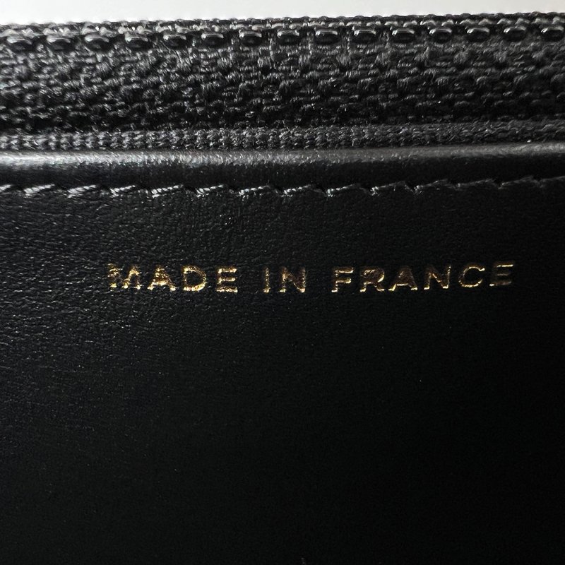 KESH 凱仕國際精品【率性俐落、經典入門】CHANEL BOY CHANEL WOC 黑色魚子醬牛皮鏈帶包｜復古金扣-22
