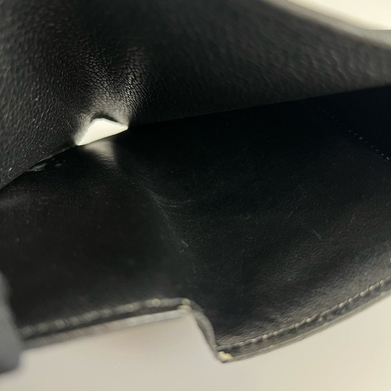 LV M64060/晶片款 黑壓紋Victorine短夾-8