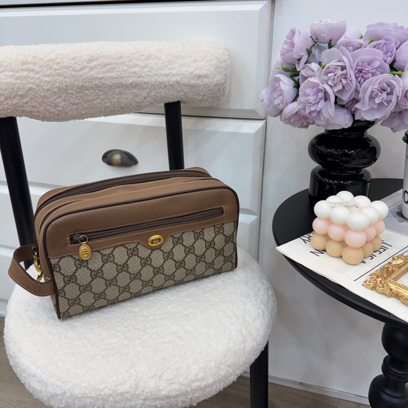 【赫蒂國際精品】Gucci 復古 GG 圖騰手拿包 vintage 中古 二手 化妝包-1