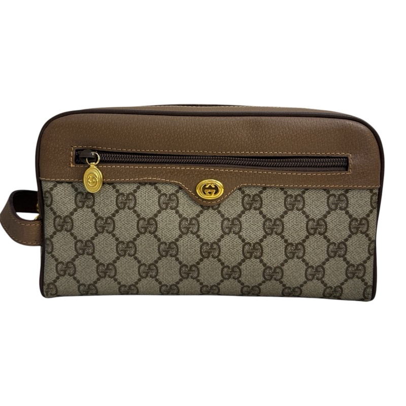 【赫蒂國際精品】Gucci 復古 GG 圖騰手拿包 vintage 中古 二手 化妝包-5