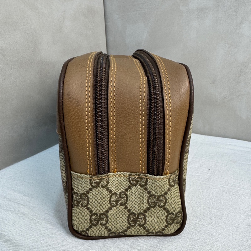 【赫蒂國際精品】Gucci 復古 GG 圖騰手拿包 vintage 中古 二手 化妝包-7