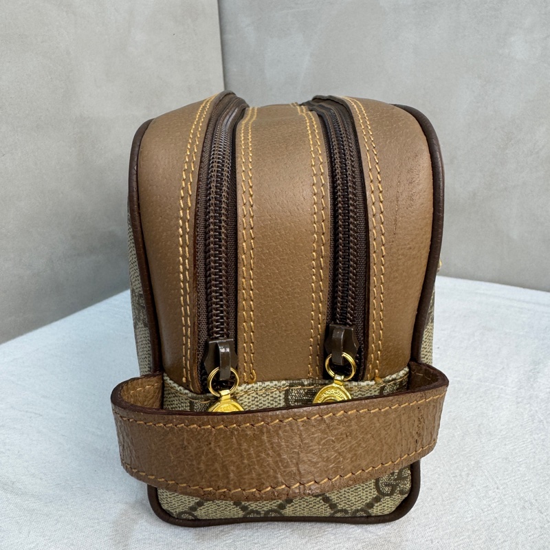 【赫蒂國際精品】Gucci 復古 GG 圖騰手拿包 vintage 中古 二手 化妝包-8