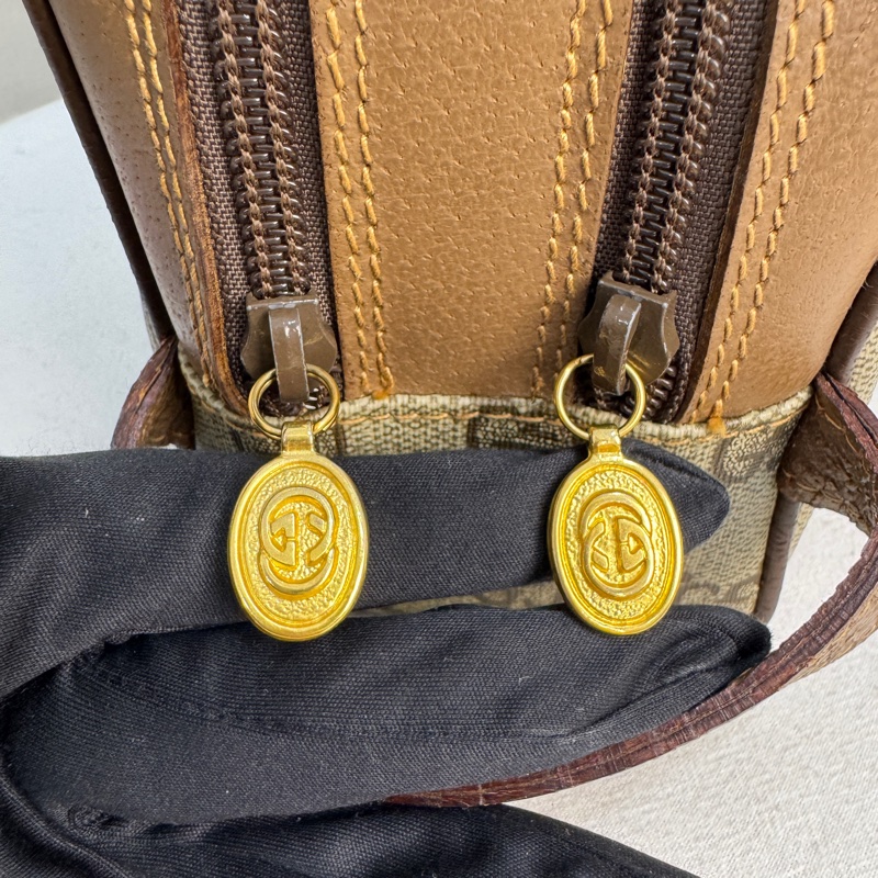 【赫蒂國際精品】Gucci 復古 GG 圖騰手拿包 vintage 中古 二手 化妝包-9