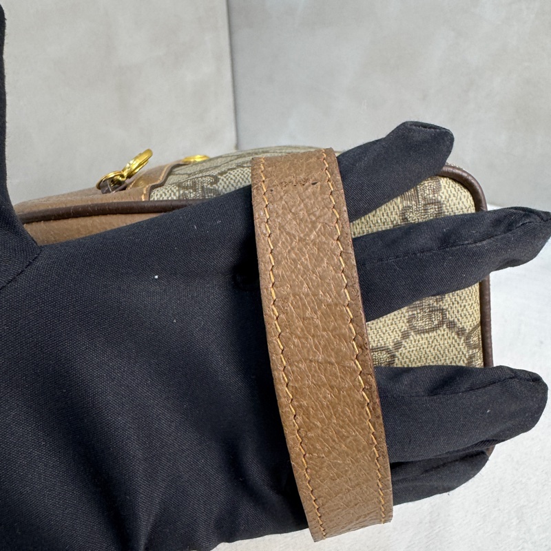 【赫蒂國際精品】Gucci 復古 GG 圖騰手拿包 vintage 中古 二手 化妝包-10
