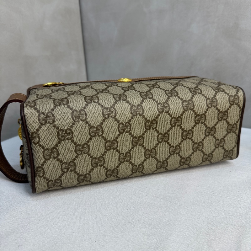 【赫蒂國際精品】Gucci 復古 GG 圖騰手拿包 vintage 中古 二手 化妝包-12