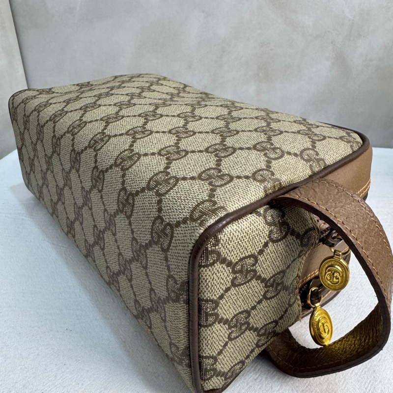 【赫蒂國際精品】Gucci 復古 GG 圖騰手拿包 vintage 中古 二手 化妝包-17