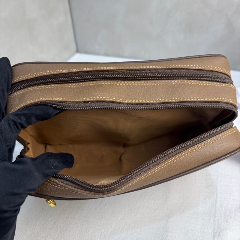 【赫蒂國際精品】Gucci 復古 GG 圖騰手拿包 vintage 中古 二手 化妝包-19