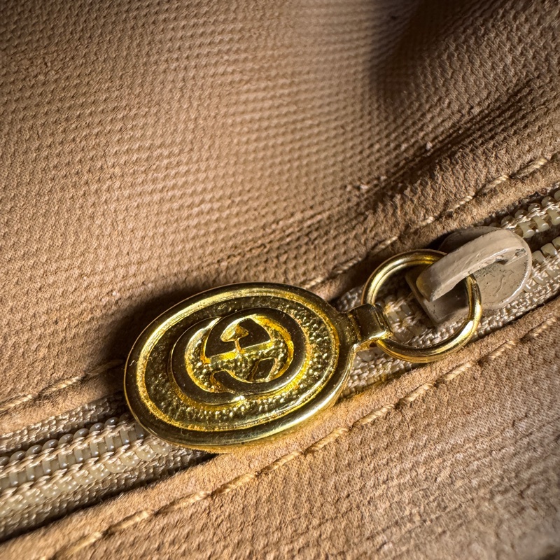 【赫蒂國際精品】Gucci 復古 GG 圖騰手拿包 vintage 中古 二手 化妝包-24