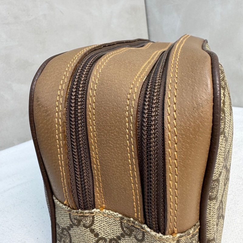 【赫蒂國際精品】Gucci 復古 GG 圖騰手拿包 vintage 中古 二手 化妝包-29