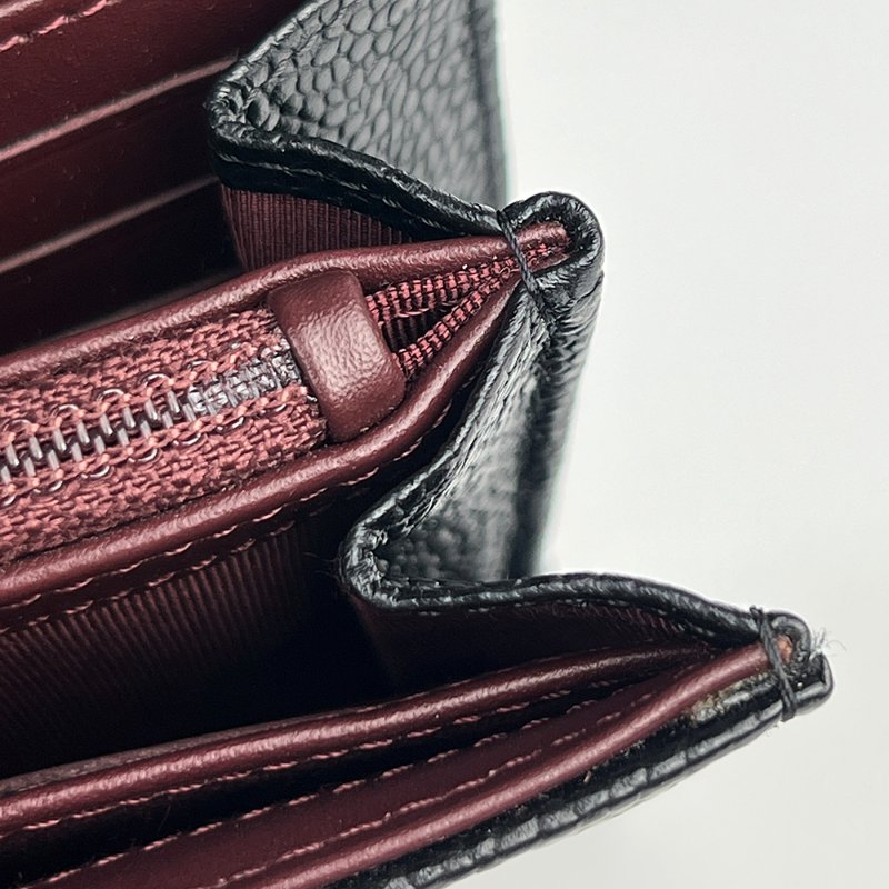 KESH 凱仕國際精品【經典在手、優雅不費力】CHANEL Classic Flap Wallet 香奈兒經典 CF 長夾｜黑色魚子醬牛皮｜銀扣-27