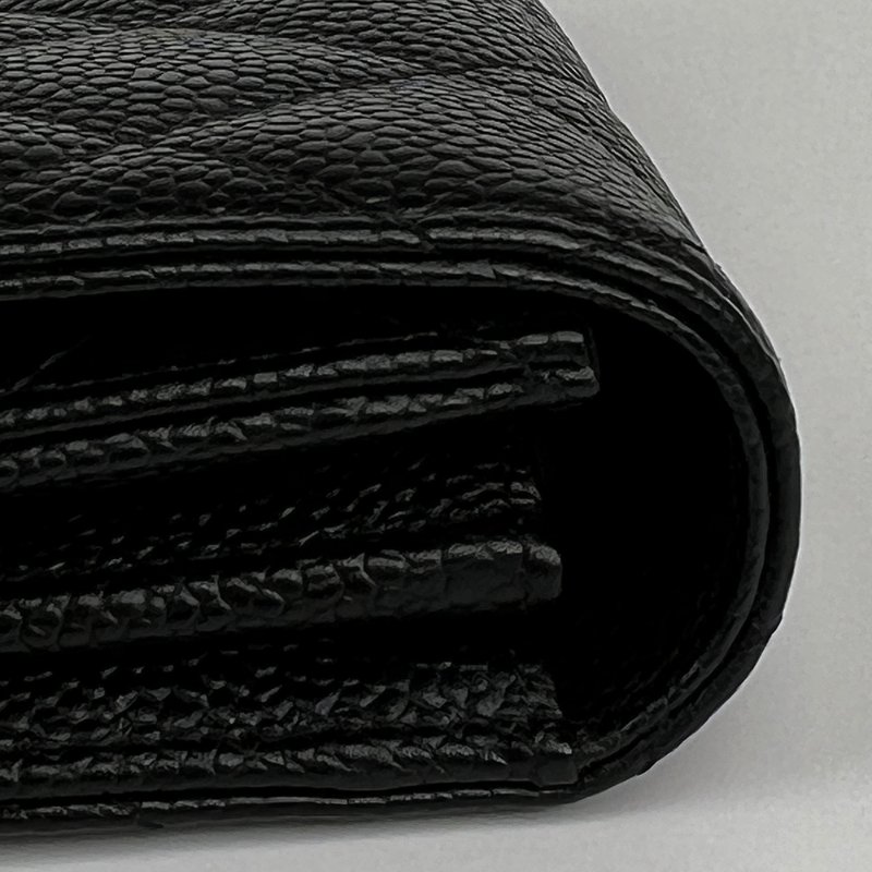 KESH 凱仕國際精品【經典在手、優雅不費力】CHANEL Classic Flap Wallet 香奈兒經典 CF 長夾｜黑色魚子醬牛皮｜銀扣-30