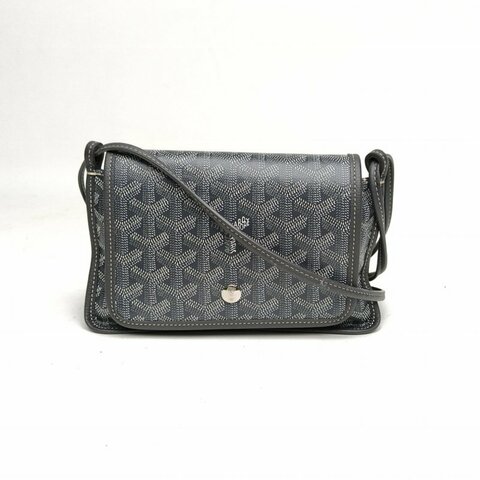 GOYARD PLUMET系列PlumetY字老花滿印WOC信封包灰色肩背包