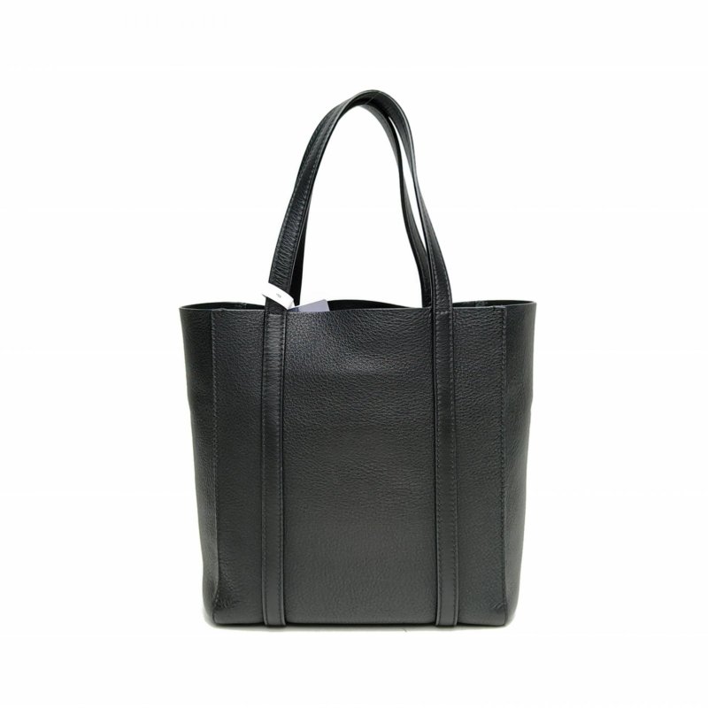 BALENCIAGA 黑色牛皮Everyday系列托特手提包肩背包-2